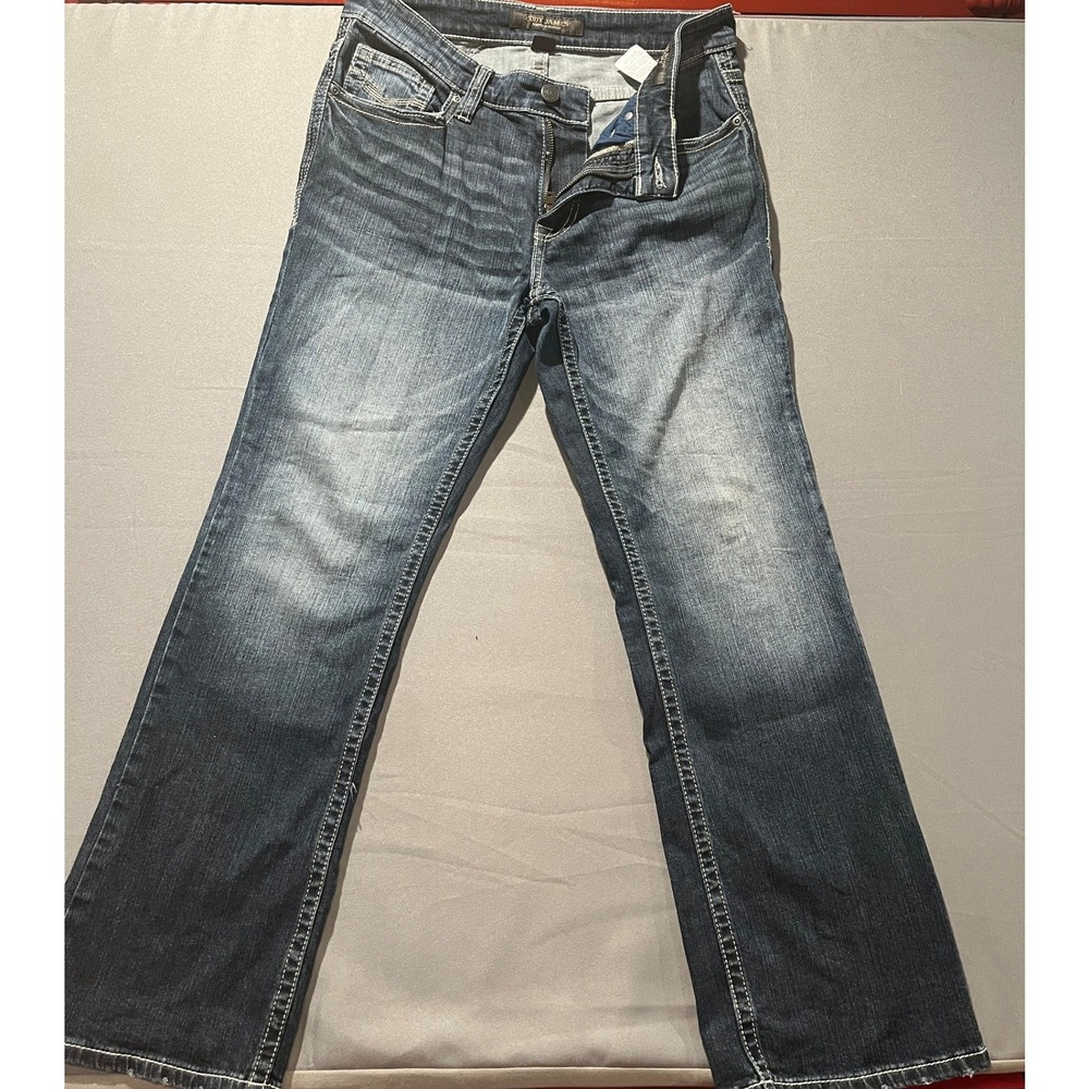 Cody James Wyatt Slim Boot Mens Jeans 30x30 Dark Wash Western Denim - 0111